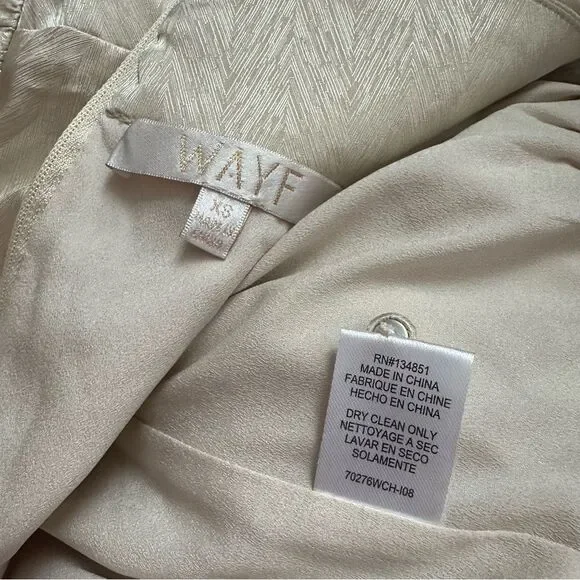 Wayf Cream High-Neck Blouse - Picture 4 of 4